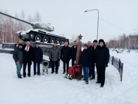 Возложение венков памяти боевых товарищей